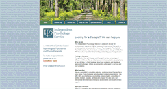 Desktop Screenshot of independentpsychologyservice.co.uk
